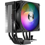 Кулер для процессора PCCooler R400 ARGB BK S115X/1200/1700/AM4/AM5 (TDP 180W, 90mm ARGB Fan, 4 тепловые трубки 6мм, 650-2200RPM, 28,3dBa)