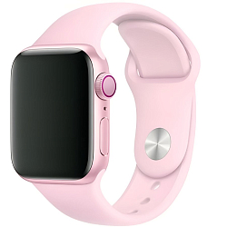 Силиконовый ремешoк NONAME для Apple Watch 42/44mm темно-розовый