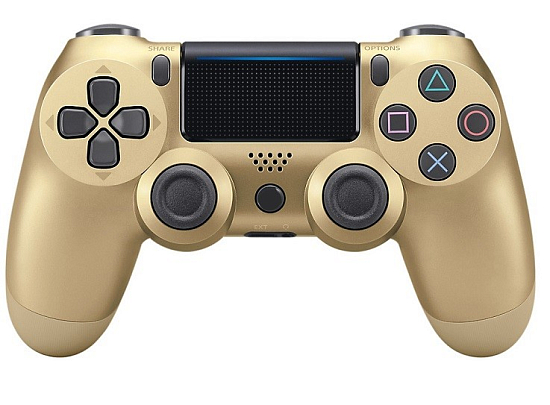 Геймпад БП для SONY PS4 Dual Shock Gold (не оригинал)