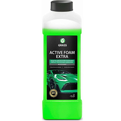 Автошампунь GRASS Active foam extra, зеленый, 1л, для бесконтактной мойки