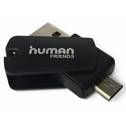 Картридер CBR OTG Human Friends Hiker Black