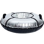 Тюбинг NIKA ТБ10М-95/С серебристый с круговым дизайном 