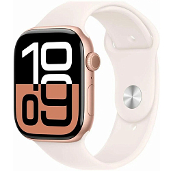 Часы Apple Watch Series 10 GPS, 42 мм,Rose , Sport Band