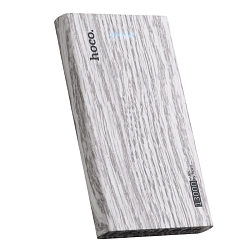 Внешний АКБ HOCO B36 Wooden (13000mAh) (2USB) (2A) белый
