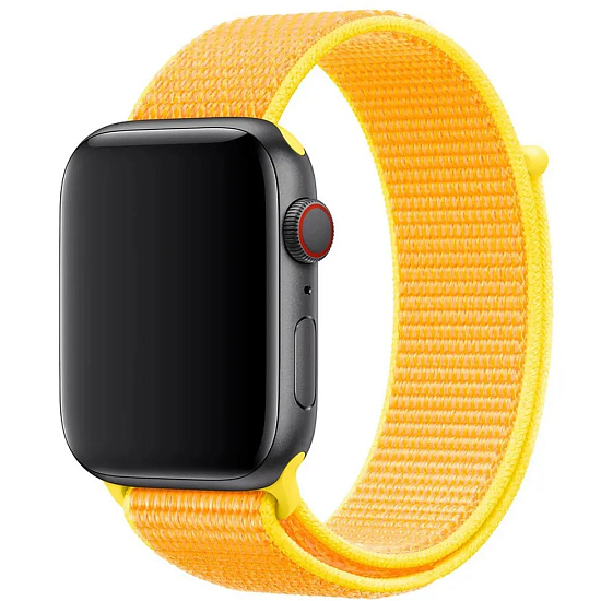 Нейлоновый ремешок  NONAME для Apple Watch 42mm желтый