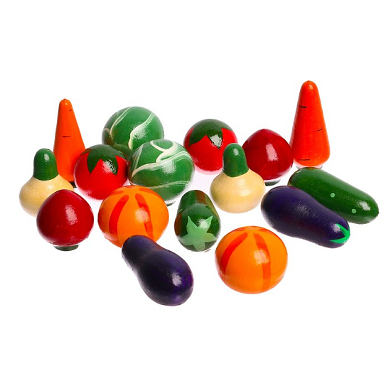 «Овощи» крашеные, набор 14 шт. 5402568