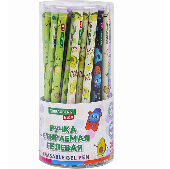 Ручка BRAUBERG KIDS "MIX", СИНЯЯ 144101