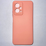 Задняя накладка Мобилис для Xiaomi Redmi Note 12 (5G), персиковый , матовая с защитой камеры