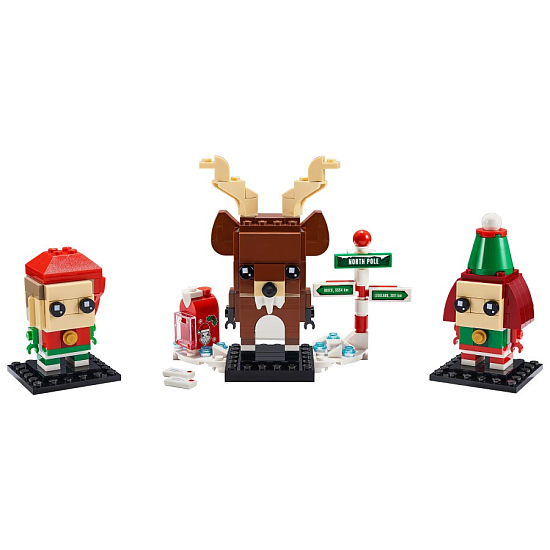 Конструктор LEGO BrickHeadz 40353 Олень и эльфы