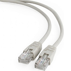 Патч-корд 10.0м CABLEXPERT PP6-10M FTP, серый, кат.6, литой, многожильный