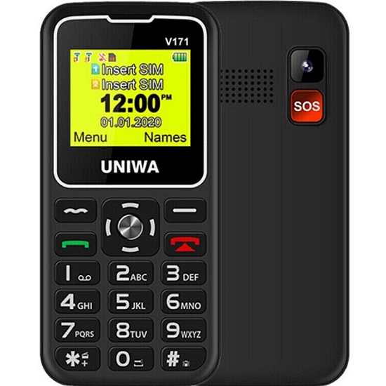 Телефон UNIWA V1000 чёрный