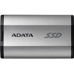 Внешний SSD 500Gb A-DATA SD810, External, USB 3.2 Type-C, 500GB [R/W -2000/2000 MB/s] серый