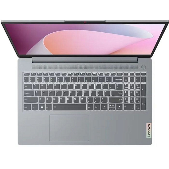 Ноутбук 15.6" Lenovo IdeaPad Slim 3 15AMN8 (AMD Ryzen 5 7520U/ 8GB/ SSD 512 GB/ AMD Radeon 610-2 GB/ DOS) (82XQ007FRK), Серый