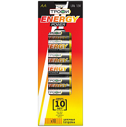 Элемент питания ТРОФИ LR06 ENERGY POWER Box-10 (10/300/18900)