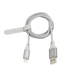 Кабель USB <--> Lightning  1.0м ACV USB-LD1SL серый