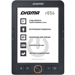 Электронная книга DIGMA R654 6" графит