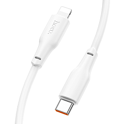 Кабель Lightning <--> Type-C  1.0м HOCO X93 Force, белый