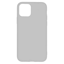 Задняя накладка PERO Soft Touch для iPhone 11 (серая)