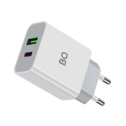 Сетевое ЗУ 1USB/1Type BQ Charger 20W2A01 белое