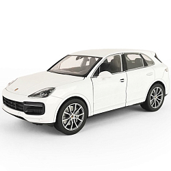 Машинка WELLY 1:24 Porsche Cayenne Turbo, белый(Уценка)