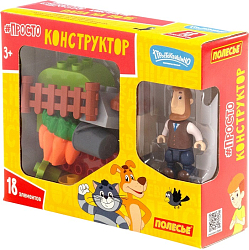 Конструктор "Макси" - "Простоквашино. Папа на поле" 18 эл