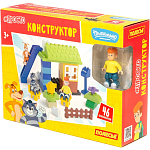 Конструктор "Макси" - "Простоквашино. Дядя Фёдор, Матроскин и Шарик отдыхают в деревне" 46 эл