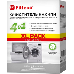 Очиститель накипи: средство для СМ и ПММ FILTERO, XL PACK (Россия), 1000 г