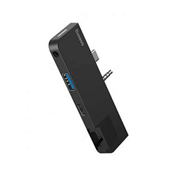 USB-Хаб BASEUS CAHUB-FG01 Multifunctional Surface Go серый