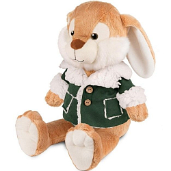 Мягкая игрушка Maxitoys Кролик Эдик в дубленке, 25 см