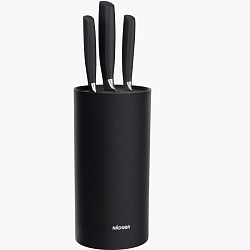 Набор ножей NADOBA, серия UNA (3шт, универсальном блоке)