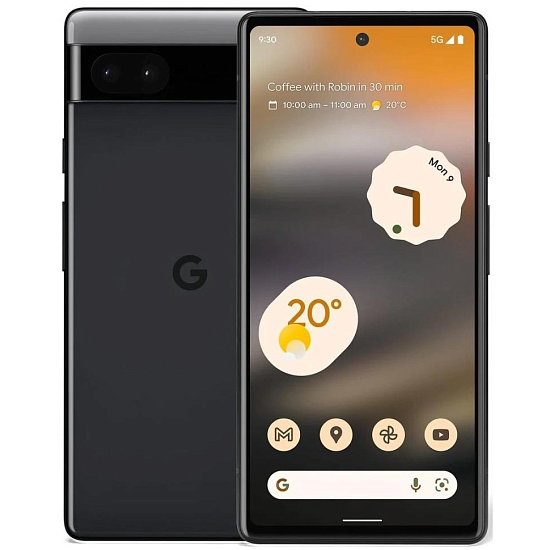 Смартфон Google Pixel 6a 6/128Gb Charcoal Charbon (US), Чёрный