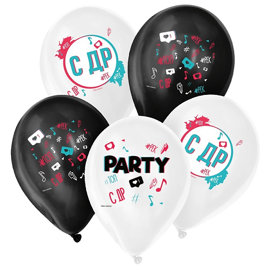 Воздушные шары латексные 12" «Вечеринка», 25 шт. 7063881
