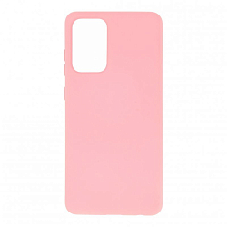 Силиконовый чехол SILICONE CASE для Samsung Galaxy A72 (Розовый)