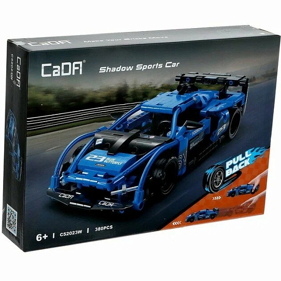 Конструктор CADA инерционный «Спорткар», 380 деталей 9653226