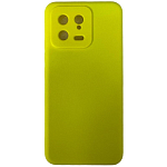 Задняя накладка SILICONE COVER для Xiaomi 13 №08 Лимонный