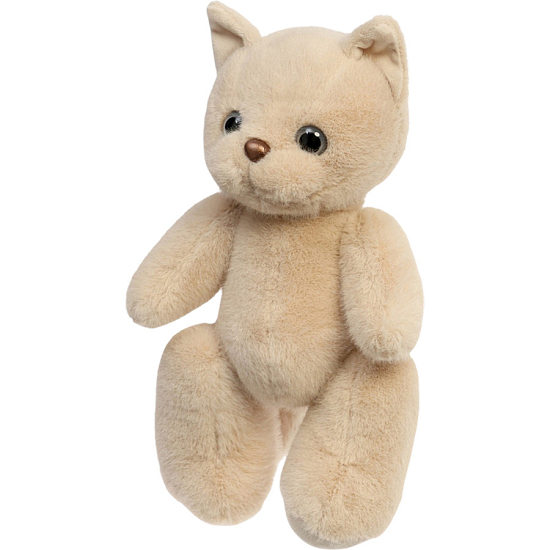 Мягкая игрушка MaxiToys «Котик», бежевый, 20 см 10941692