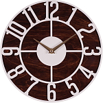 Часы настенные РУБИН "Классика" интерьерный из дерева, d=28, открытая стрелка (2803-001)