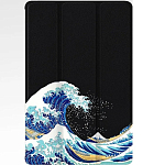 Чехол футляр-книга ZIBELINO для Xiaomi Pad 7/7 Pro 11.2" (черный) 8082 ВОЛНЫ ЯПОНИЯ