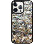 Задняя накладка K-DOO SEASHELL для iPhone 14 черн. корп (черный)