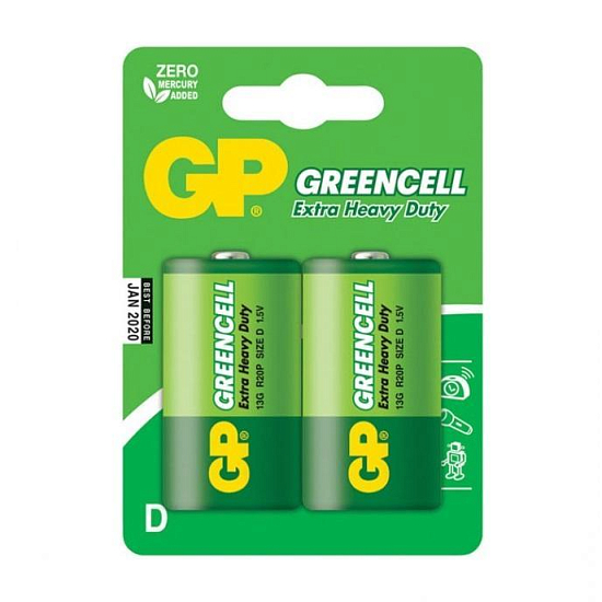 Элемент питания GP R20 GREENCELL