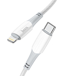 Кабель Lightning <--> Type-C  1.0м HOCO X70 Ferry, 20Вт, белый