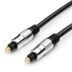 Кабель оптический Toslink  1.8м ATCOM AT0703 черный