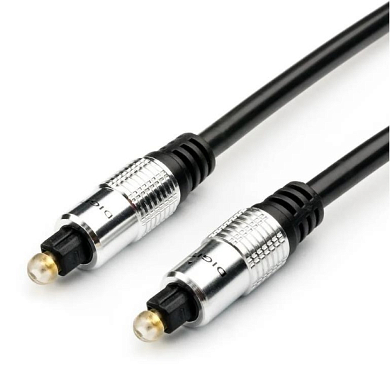 Кабель оптический Toslink  1.8м ATCOM AT0703 черный