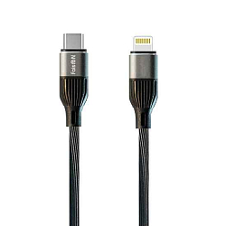 Кабель Ligtning <--> Type-C  1.0м FAISON K-160 Inspire, черный, 20Вт