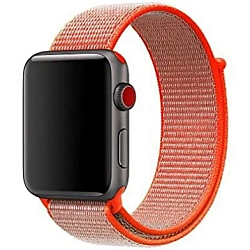 Нейлоновый ремешок на Apple Watch 38/40/41mm оранжевый