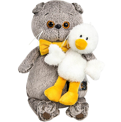 Мягкая игрушка Басик с Гусиком, "Мультсериал" , 19 см (Ksm19-006)