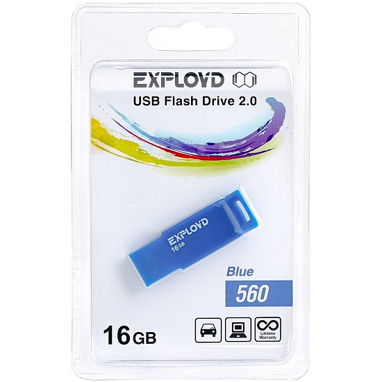 USB 16Gb Exployd 560 Blue