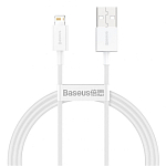 Кабель USB <--> Lightning  1.0м BASEUS Superior Series белый (CALYS-A02)