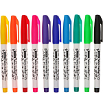 Набор маркеров для ткани 10 цветов, Luxor "Fabric", 1-2 мм, ПВХ 10361292