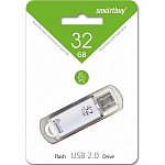 USB 32Gb Smart Buy V-Cut Silver